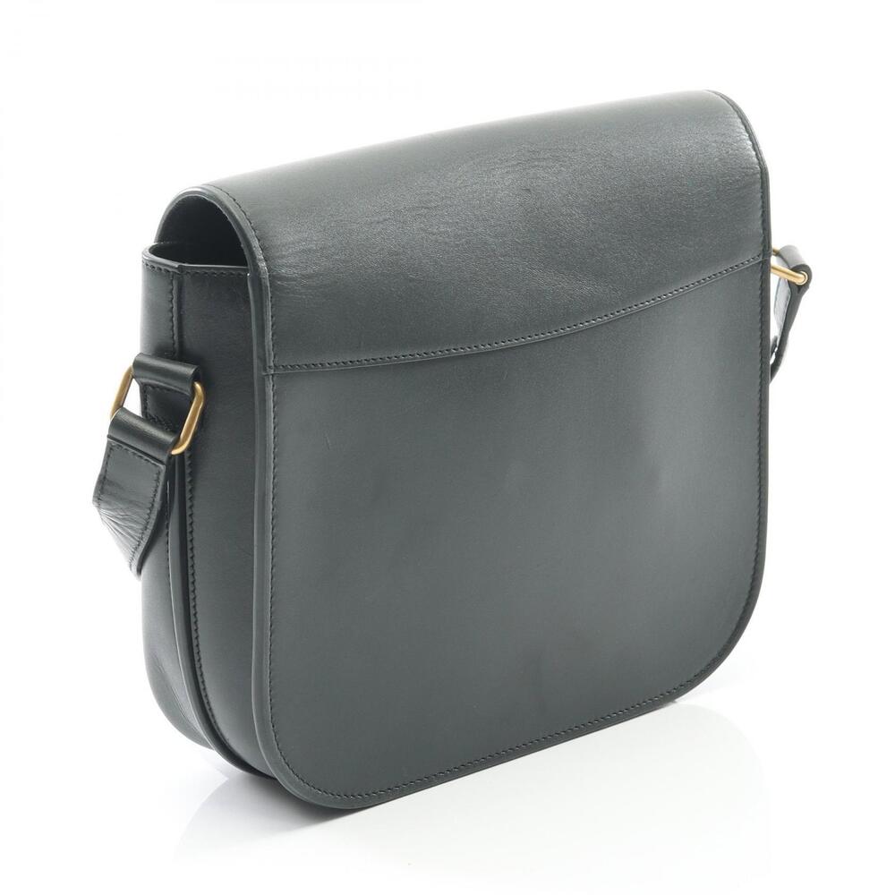 Saint Laurent Paris Betty Shoulder Bag Leather Green - Picture 2 of 10